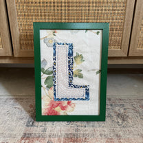 Initial Wall Art - L