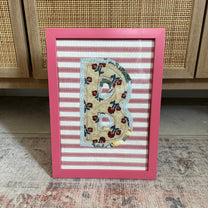 Initial Wall Art - B