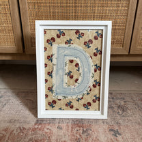 Initial Wall Art - D