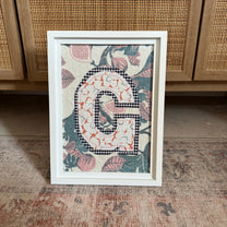 Initial Wall Art - G