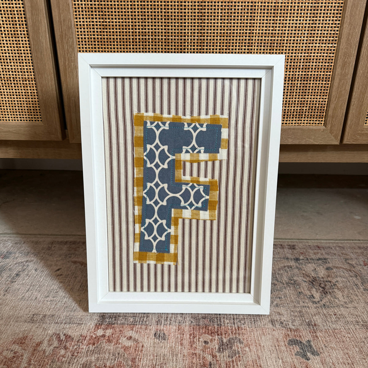Initial Wall Art - F