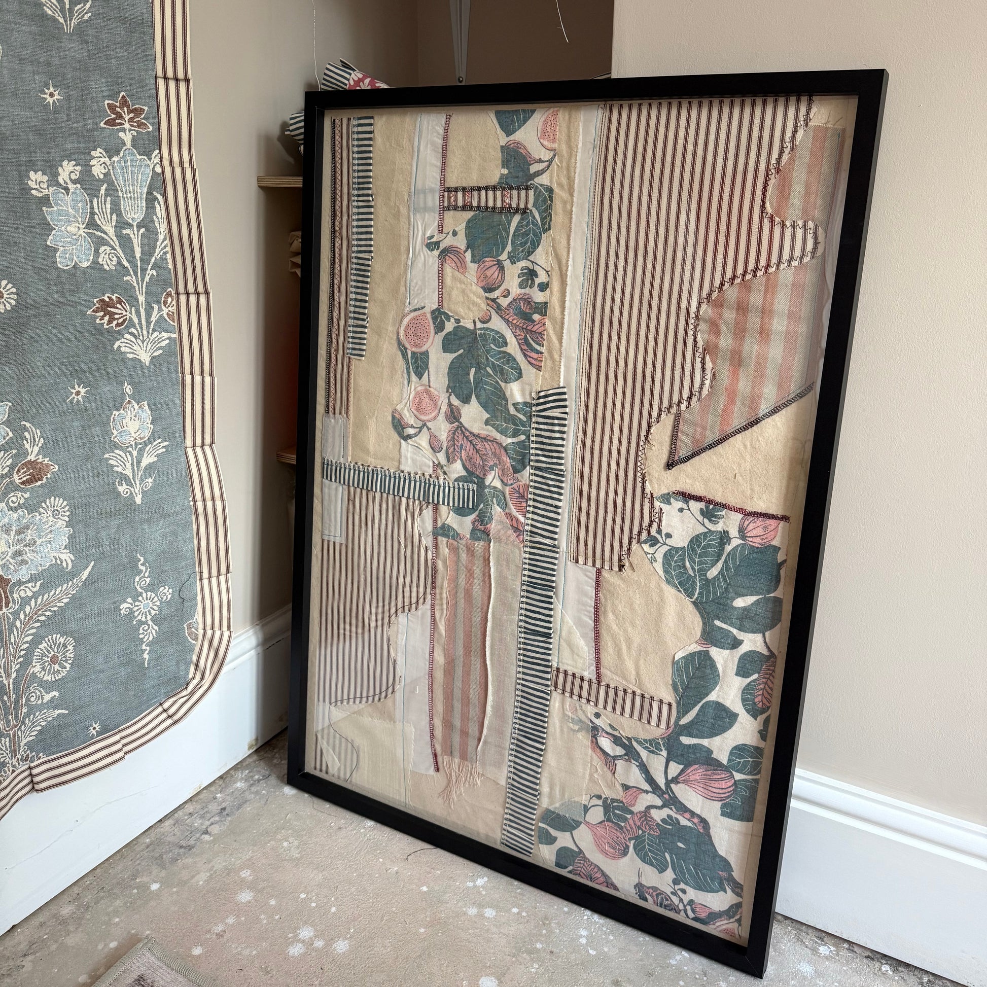 Textile Collage Wall Art - A1
