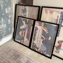 Textile Collage Wall Art - A2