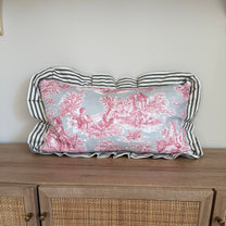 Large Rectangle Toile Cushion