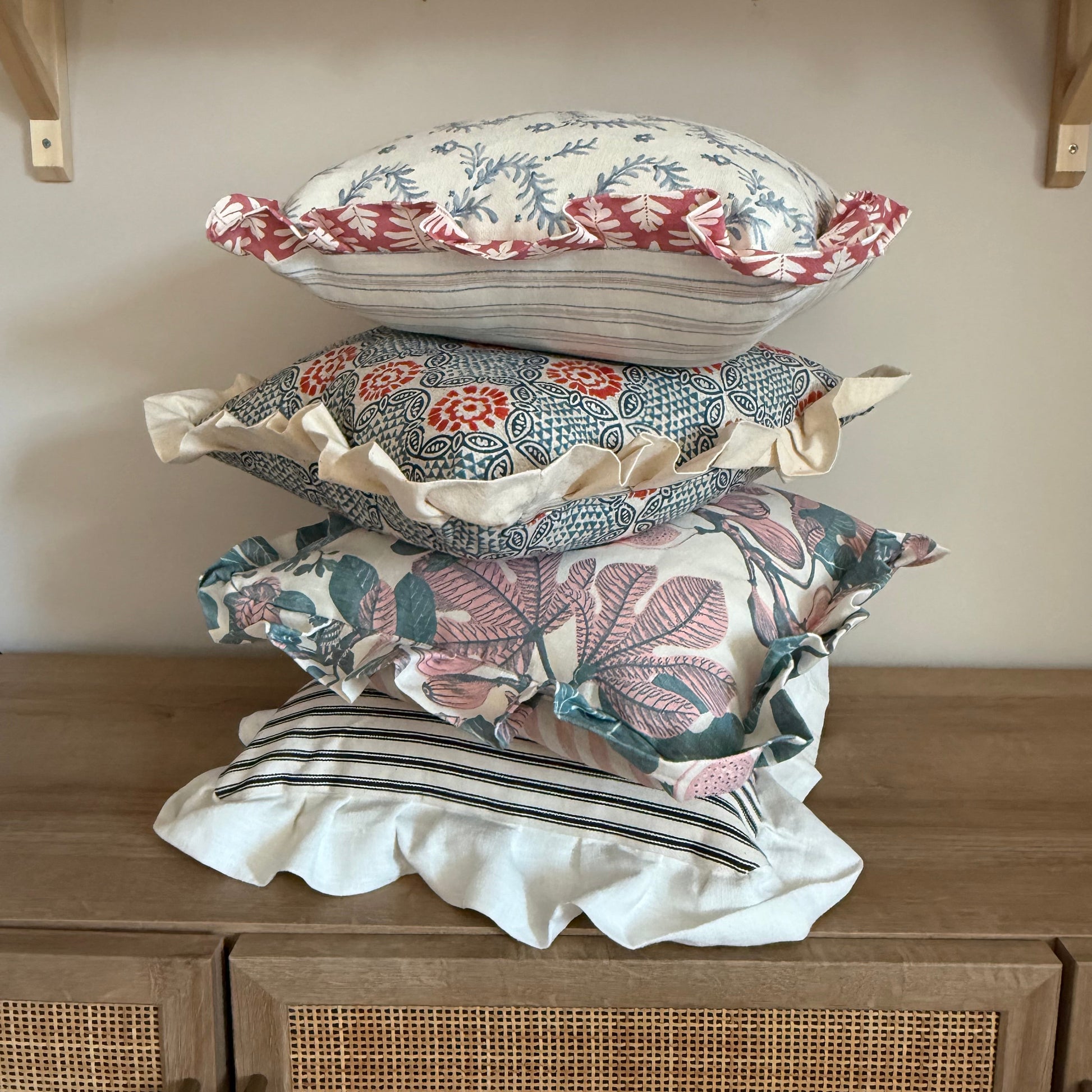 Medium Fig and Stripe Cushion