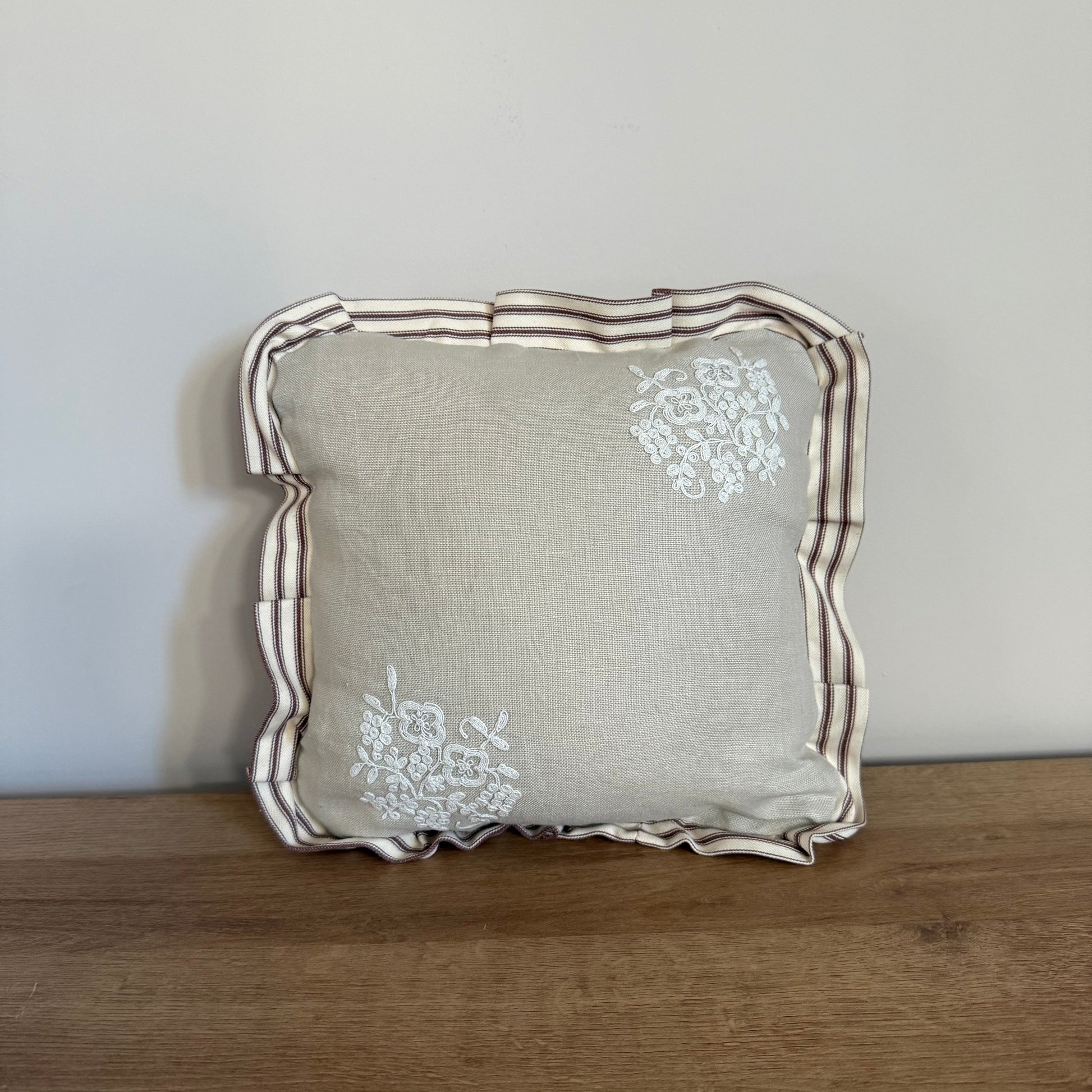 Mini Embroidered Cushion