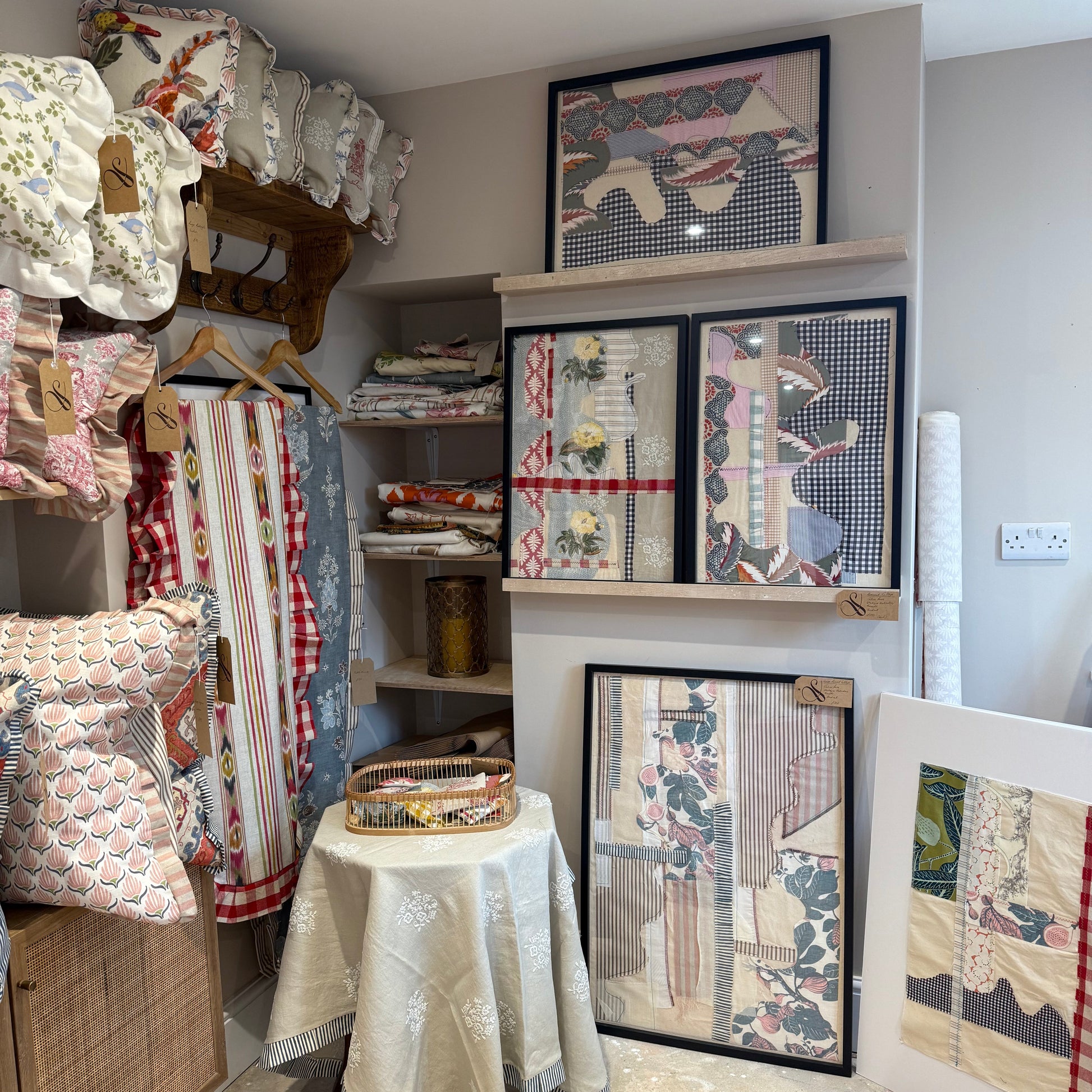 Textile Collage Wall Art - A2