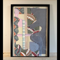 Textile Collage Wall Art - A2