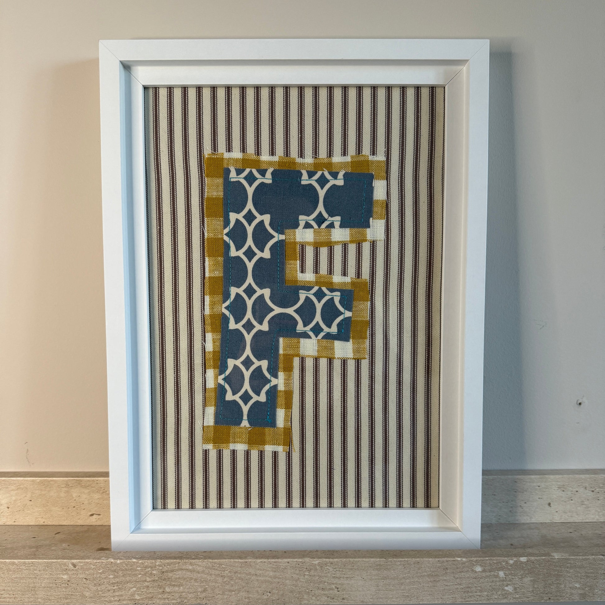 Initial Wall Art - F