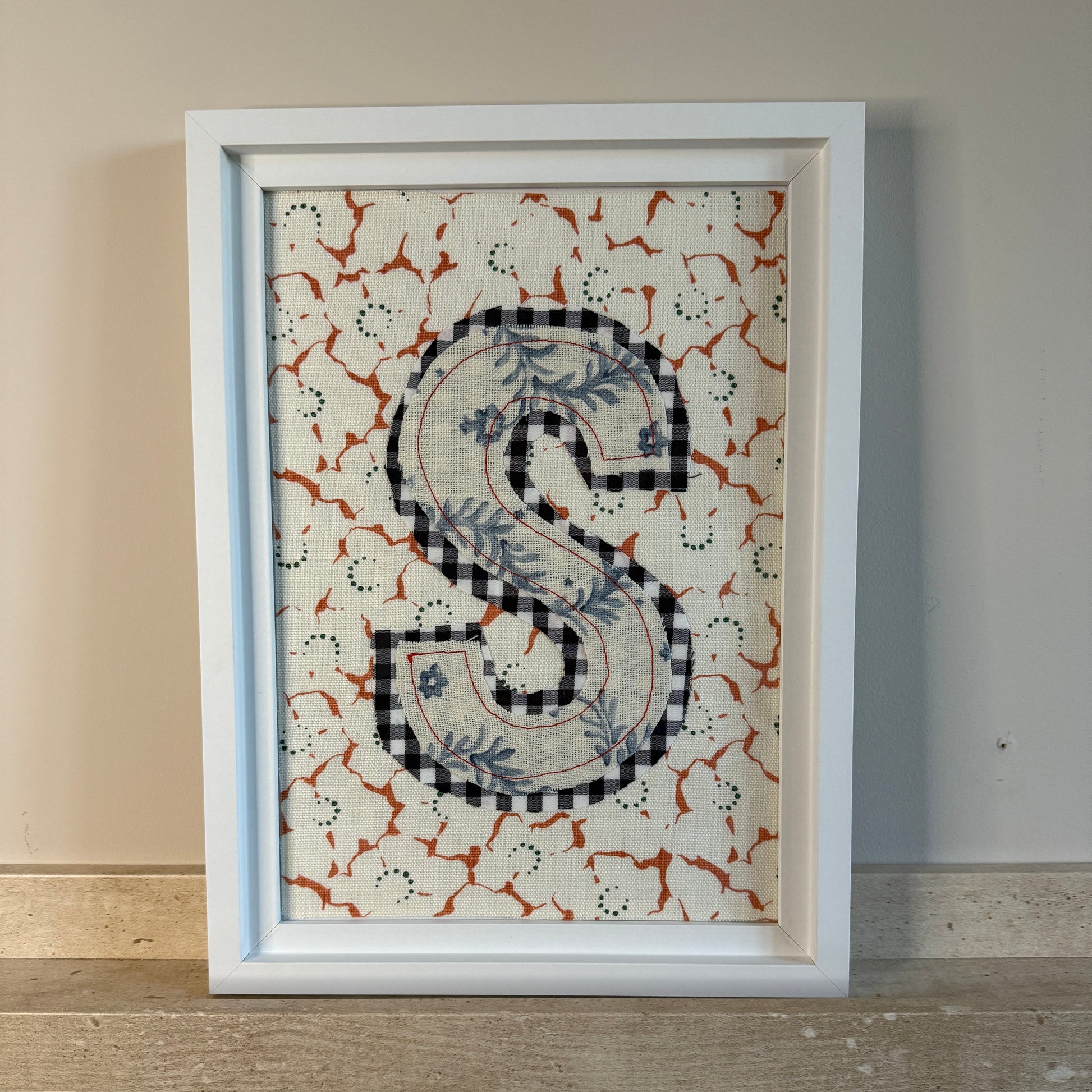 Initial Wall Art - S