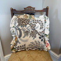 Medium Graphic Floral Cushion