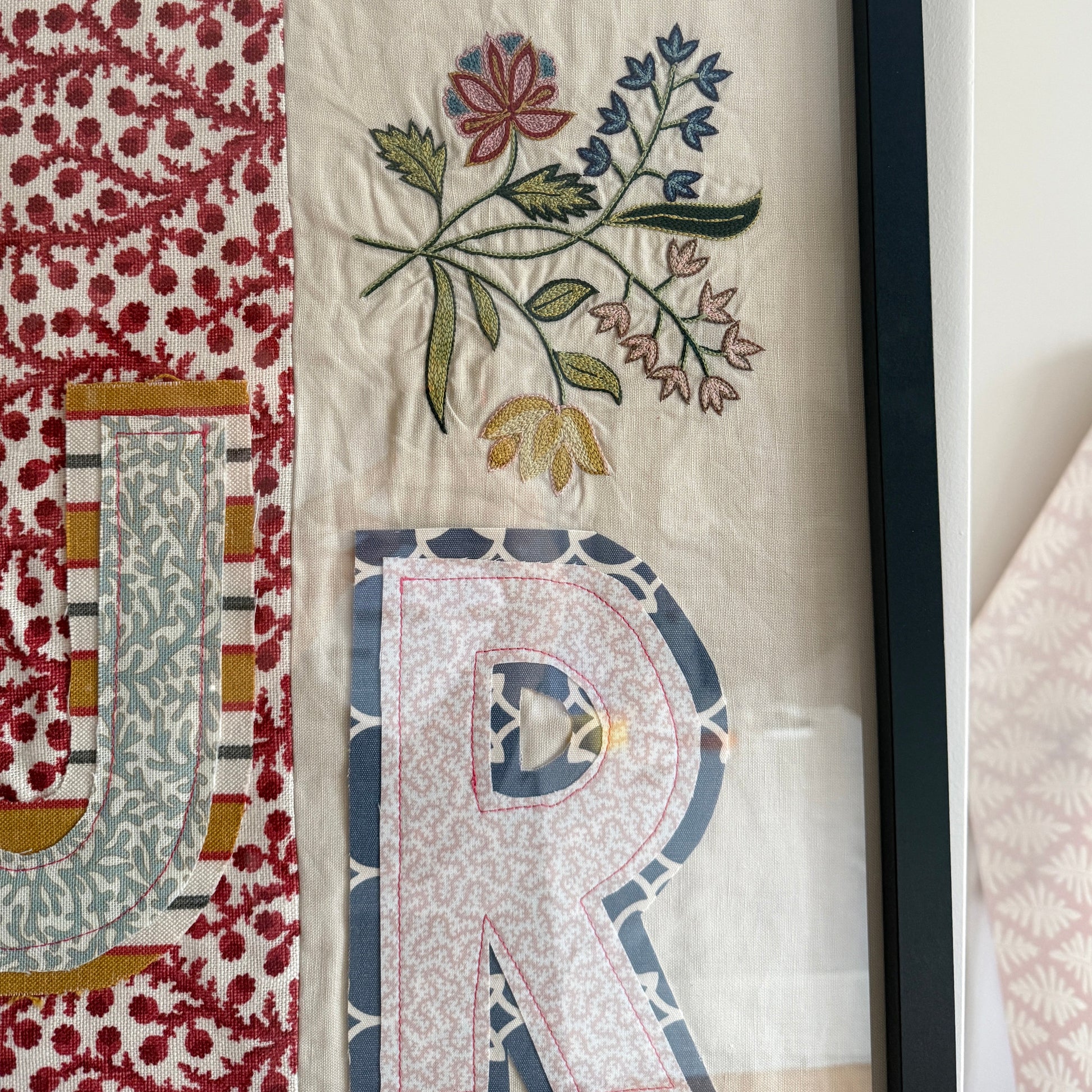 Textile ‘Fleur’ Wall Art - A1