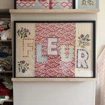Textile ‘Fleur’ Wall Art - A1