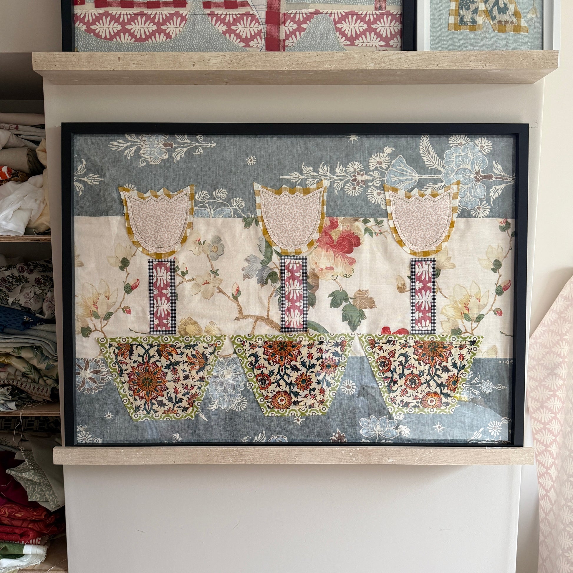Textile ‘Tulip’ Wall Art - A1