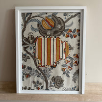 Textile ‘Tea’ Wall Art - A3