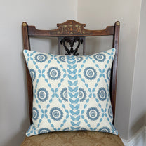 Medium Block and Trellis Cushion